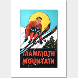 Mammoth Mountain California Vintage Posters and Art